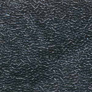 Delica Bead 11/0 - Spkl Charcoal Lined Crystal - 925