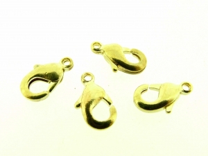 Karabijnslot 12mm - Gold