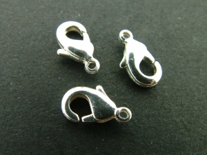Karabijnslot 12mm - Silver