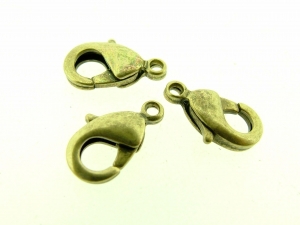 Karabijnslot 12mm - Old Gold
