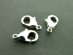 Karabijnslot 10mm - Rhodium
