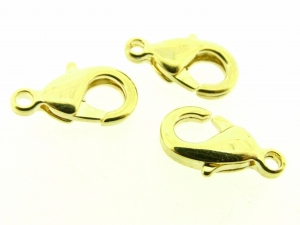 Karabijnslot 15mm - Gold