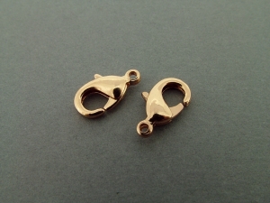 Karabijnslot 15mm - Rose Gold