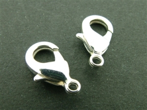 Karabijnslot 15mm - Rhodium
