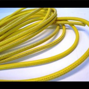 Rond leder 6mm - Yellow - PROMOTIE