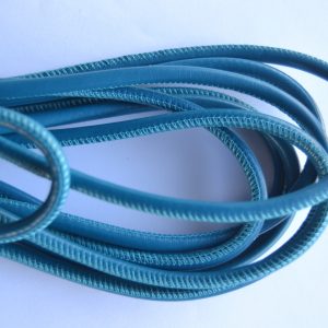 Rond leder 6mm - Bermuda Blue - PROMOTIE