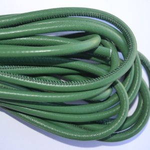 Rond leder 6mm - Dark Green - PROMOTIE
