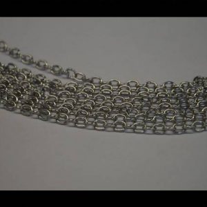 Edelstaal nr.22 - Silver - 7.5 x 5mm