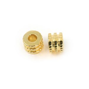 Dubbele Rondel 6x6x4.9mm - Gold - 78412251.022