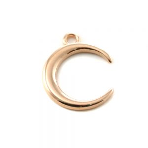 Halve maan - 17x17mm - Rose Gold - 7841.3339