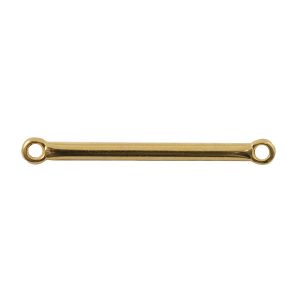 Staafje met 2 oogjes 25x2mm - Gold - 7841.3354