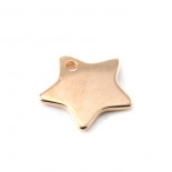 Platte hanger Star - 18mm - Rose Gold - 78412796