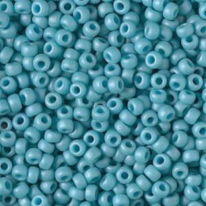 Rocaille 8/0 - Matte Opal Turquoise Blue Luster - 2029