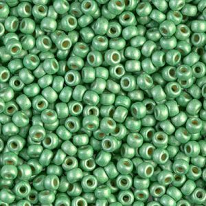 Rocaille 8/0 - Duracoat Galvanized Mat Dark Mint Green - 4214F