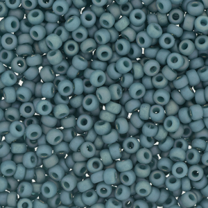 Rocaille 8/0 - Frost Opaque Glaze Rainbow Peacock - 4702