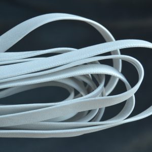 Plat leder 10mm - White - PROMOTIE