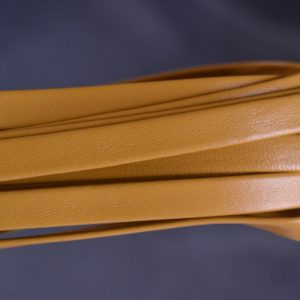 Plat leder 10mm -  Ocre - PROMOTIE