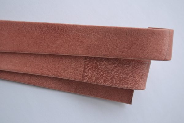 Plat leder 20mm - Vintage Rose - PROMOTIE