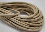 Rond leder 2.5mm - Light Beige - PROMOTIE