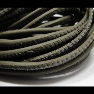 Rond leder 2.5mm - Taupe - PROMOTIE