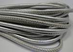 Rond leder 4mm - Silver - PROMOTIE