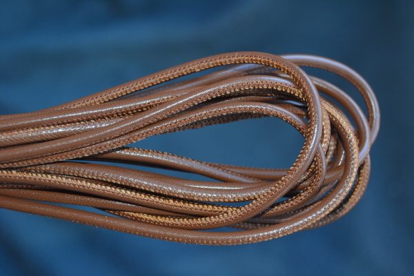 Rond leder 4mm - Brown - PROMOTIE