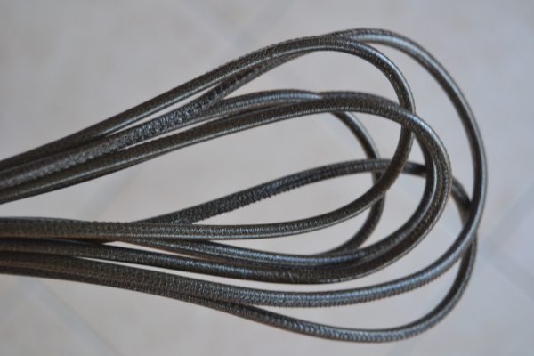 Rond leder 4mm - Dark Brown - PROMOTIE
