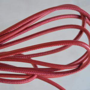 Rond leder 4mm - Dark Red - PROMOTIE