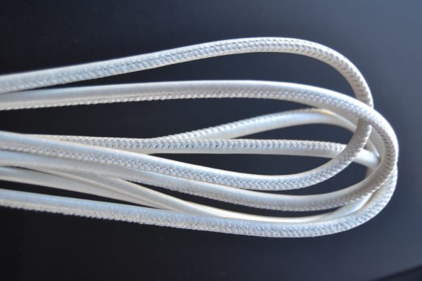 Rond leder 4mm - White - PROMOTIE
