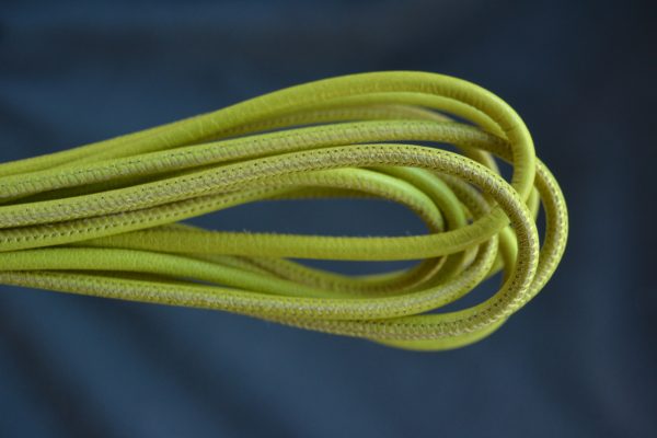 Rond leder 4mm - Yellow - PROMOTIE