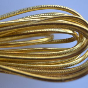 Rond leder 4mm - Gold - PROMOTIE