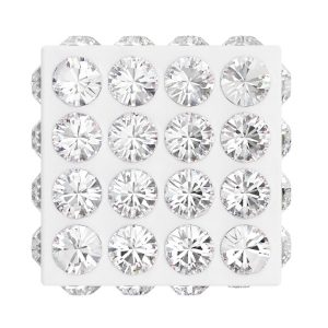 Swarovski Pavé Cube 8mm - Crystal - 86401