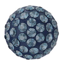 Swarovski Pavé Cabochon 8mm - Montana - per 2 stuks