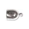 Bullet End Cap 8mm - Silver Plated - ECA08SP