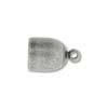 Bullet End Cap 6mm - Antique Silver Plated - ECA06ASP