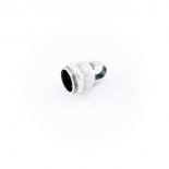 Eindkapje Metaal 15x10x8mm - Old Silver - 14935