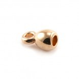Rounded End Cap 6x11x3mm - Rose Gold - 7841-0390-032