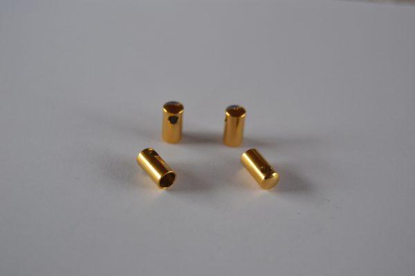 Eindkapje Edelstaal 4mm - Gold - SSP-39