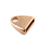 Eindkapje Rose Gold Plated 13x5mm IH10mm