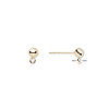 Oorbel Bolletje 4mm - Gold Plated - H20-1551FN