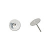 Oorbel Plateau 10mm - Silver Plated - H20-1102FN