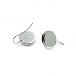Oorbel 15mm - Silver Plated - 2310033