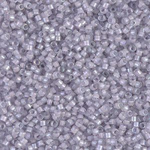 Delica Bead 11/0 - Crystal Int. Lavandel AB - 80 (CR)