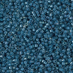 Delica Bead 11/0 - FANCY Lined - Teal Dark Blue - 2384