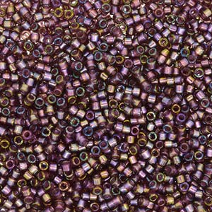 Delica Bead 11/0 - FANCY Lined * Old Rose - 2390