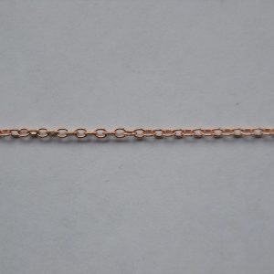 Ketting - 2x1.4x0.4mm - Rose Gold - P18101136