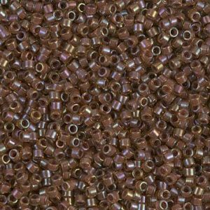 Delica Bead 11/0 - Cinnamon Lined Topaz Luster - 287(cr)
