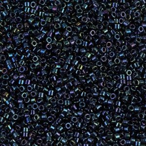 Delica Bead 11/0 - Metallic Dark Blue - 2