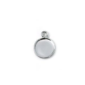 Hangertje voor 10mm - 1 oog - Silver - P20030300