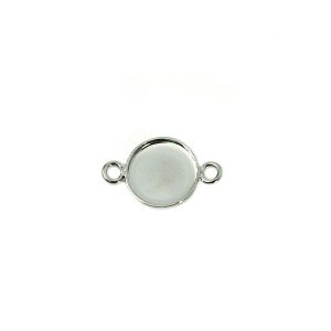 Tussenstuk voor 10mm - 2 ogen - Silver - P20030302